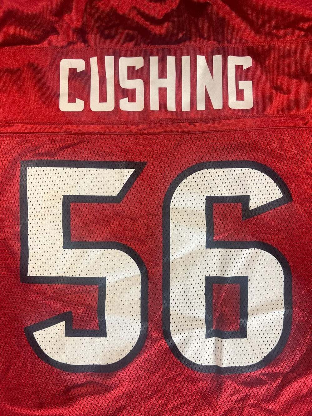 NFL Houston Texans Brian Cushing #56 Battle Red Jersey - Picture 6 of 6